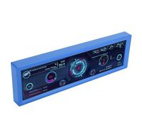 Bewinner Display Temperatura PC da 8,8 Pollici, LCD Professionale HD IPS 1920x480, Display Secondario Dati CPU per RPi, con Plug and Play, Applicazione per Supporto (BLUE)