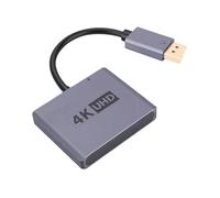Bewinner DisplayPort a Doppia HDMI 4K 60Hz Splitter USB C | Twin Screen Hub, Mirror Extended Mode, Sound Video Link, Desktop GPU Source