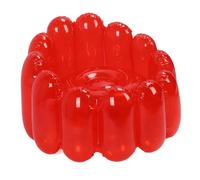 Bewinner Divano Gonfiabile con Ottomana, Divano Gonfiabile per Esterni Portatile, Poltrona Ad Aria Pieghevole, Divano Pigro Gonfiabile per Camere, Campeggio, Casa (rosso)