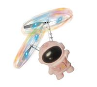 Bewinner Divertente LED Flying Spaceman Giocattolo per Bambini per Evitare Collisioni Giocattolo RC per Bambini Tempo di Gioco in Famiglia (Pink)