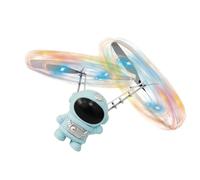 Bewinner Divertente LED Flying Spaceman Giocattolo per Bambini per Evitare Collisioni Giocattolo RC per Bambini Tempo di Gioco in Famiglia (Blue)