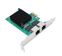 Bewinner Efficiente Scheda Gigabit Ethernet a Doppia Porta con Interfaccia PCIe X1 Progettata per la Configurazione del server. Staffa a Basso Profilo Inclusa