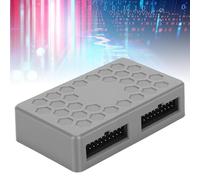 Bewinner Espansore a Doppia Porta USB 3.2 Gen1 da 5 Gbps, Adattatore per Scheda di Espansione USB Tipo E da 19 Pin per PC, Hub di Montaggio Magnetico con Chip GL3510, Design Salvaspazio