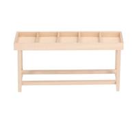 Bewinner Espositore in Legno per Casa delle Bambole in Miniatura 1:12 per Modelli di Mobili Fai da Te - Giocattolo per Bambini Sicuro e Non Tossico per Migliorare le abilità Pratiche e la creatività