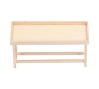 Bewinner Espositore in Legno per Casa delle Bambole in Miniatura 1:12 per Modelli di Mobili Fai da Te - Giocattolo per Bambini Sicuro e Non Tossico per Migliorare le abilità Pratiche e la creatività