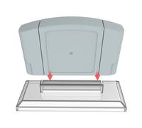 Bewinner Espositore per Cartucce di Gioco in Acrilico Trasparente, Supporto Verticale a 90° per Scrivania, Rack di Stoccaggio per Cartucce per Console, Base Espositiva Minimalista