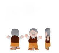 Bewinner Fantasioso Set di Burattini a Mano in Morbido Peluche per Bambini, Narrazione di Giochi Educativi, 6 Pezzi di Burattini da Dito per i Membri della Famiglia per lo Sviluppo delle capacità