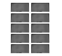 Bewinner Filtro a Rete Antipolvere per Ventola Computer in PVC 120x240 Mm con Design Magnetico, Fori Ultra Fini per Alimentatore Case PC, Presa d'Aria, Griglie per Altoparlanti, 10 Pezzi