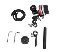 Bewinner Follow Focus in Metallo Smorzamento Uniforme Controllo Rapido della Messa a Fuoco Kit di Ingranaggi della Fotocamera per Videografia, compatibilità Versatile Montaggio Superiore/inferiore