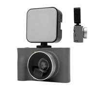 Bewinner Fotocamera Digitale da 24 MP Videocamera da Vlogging con Zoom 16X, Video 2,5K e Luce di Riempimento, per Riprese, Blog, Insegnamento Online (BLACK)