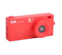 Bewinner Fotocamera Digitale Portachiavi, Mini Fotocamera Tascabile 2K 12MP con Schermo LCD da 1,47 Pollici, 6 Filtri, Torcia Elettrica, Messa a Fuoco Automatica, Obiettivo Grandangolare (rosso)