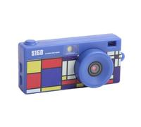 Bewinner Fotocamera Digitale Portachiavi, Mini Fotocamera Tascabile 2K 12MP con Schermo LCD da 1,47 Pollici, 6 Filtri, Torcia Elettrica, Messa a Fuoco Automatica, Obiettivo Grandangolare (BLUE)