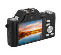 Bewinner Fotocamera Digitale retrò 4K 58MP HD Messa a Fuoco Automatica Zoom 20x Anti-vibrazione Rilevamento Facciale Display LCD da 2,88 Pollici Fotocamera da Viaggio per Persone (BLACK)