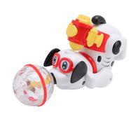 Bewinner Giocattolo Elettrico per Cani per Bambini Piccoli, Funzione Spray Rotante Acrobatico con Luci e Musica, Giocattolo Interattivo per Cuccioli per Ragazzi e Ragazze Dai 3 Anni in su