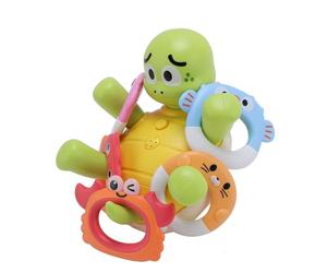 Bewinner Giocattolo Elettrico per il Bagno della Tartaruga con Spruzzo d'acqua, Design Realistico con Spruzzo d'acqua Automatico e Gioco di Lancio dell', Materiali Sicuri per il Divertimento del