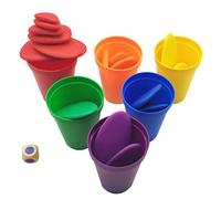 Bewinner Giocattolo per L'apprendimento Precoce della Matematica, 70 Pezzi, Giocattoli Educativi per Contare e Ordinare, Materiale Sicuro, Adatto a Bambini dai 3 Anni in su, Comodo Spazio di (Come