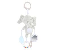 Bewinner Giocattolo per Sonagli Appesi per Culla, Giocattolo per Passeggino con Clamp/Holder per la Dentizione dell'elefante dei Cartoni Animati, Morbido Peluche per lo Sviluppo Visivo e Uditivo del