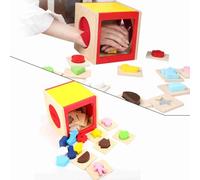 Bewinner Giochi per Bambini Gioco di Abbinamento Interattivo per la Prima Educazione Materiale in Legno per Bambini di età Superiore a 3 Anni