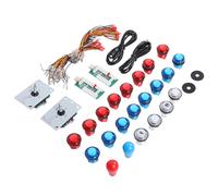 Bewinner Gioco Joystick Fai-da-te, Installazione Semplice, Pannello di Controllo Chip USB Senza Ritardi per Gamepad /PC per gli Amanti del Gioco