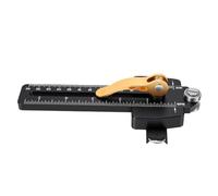 Bewinner Guida per per da Tavolo, Guida per per per Legno per Scanalature a T da 3/8x3/4 1/4x3/8 Pollici, Regolabile 1,6-6,2 Pollici, Lega di Alluminio, Taglierina per Strisce di Precisione