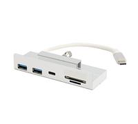 Bewinner Hub per Docking Station USB C, Adattatore Multiplo Hub USB C, Hub Morsetto Tipo C Plug And Play da 10 Gbps per Trasmissione Computer da 24 Pollici