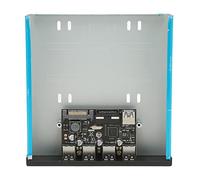 Bewinner Hub USB 3.0 Sul Pannello Frontale con 4 Porte e Ricarica Rapida BC1.2, Alloggiamento di Espansione Ad Alta velocità da 5 Gbps per Case del PC, Rack Mobile per Alloggiamento per CD-ROM di