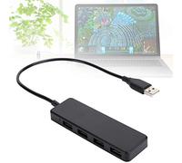 Bewinner Hub USB, Hub Dati 4 in 1 Porta Multi-Hub Espansione Plug Play Nessun Driver Blu Chiaro Portatile Hub USB Dati Ultra-Sottile per Winds 10/8//XP/Li-nux/OS per PC PC Laptop