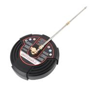 Bewinner Idropulitrice per Superfici, Attacco in Acciaio Inossidabile da 13 Pollici con Potenza 2500PSI, Include Interfaccia da 1/4 di Pollice e 2 Bacchette di Estensione Pulizia Versatile