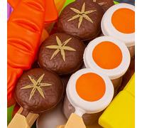 Bewinner Innovativo Set da Gioco per Barbecue per Bambini con Molteplici Opzioni di Cibo per lo Sviluppo delle abilità Motorie Accessori Ideali per Giocattoli da Cucina per Ragazzi e Ragazze di Natale