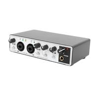 Bewinner Interfaccia Audio USB Tipo C, Ingresso XLR a 24 Bit 192 KHz con Alimentazione a 48 V per la Registrazione, Streaming, Podcasting, Interfaccia Mixer Audio da Studio (nero bianco) (nero bianco)