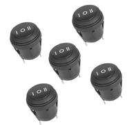 Bewinner Interruttore a Bilanciere Rotondo 10A/125 V 6A/250 V Interruttore a Bilanciere ON/OFF/ON a 3 Pin 5 Pezzi Durata Meccanica 100.000 Volte per Distributore di Acqua