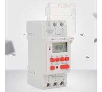 Bewinner Interruttore Timer Programmabile 24 V CC 30 A, relè Temporale Digitale LCD Settimanale, Timer per il Conto Alla Rovescia Giornaliero 16 ON/OFF, Controller Automatico Montabile su Guida DIN