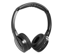 Bewinner IR Infrared Wireless Car Headphones, Dual Channel Stereo Headset | Design ultraleggero, altoparlante in Mylar da 40 mm, distanza operativa di 12 m, per lettore DVD in auto