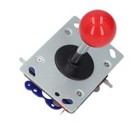 Bewinner Joystick per Giochi Stile Competizione Classica - Funzionamento a 2/4/8 Vie con Maniglia a Sfera Rossa e Microinterruttore per Console di Gioco di Combattimento