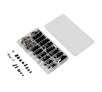 Bewinner Kit di Viti per Computer da 360 Pezzi, Set di Assortimenti di Viti a Croce Micro M2 M2.5 M3 in Acciaio Legato per Case del PC, Scheda Madre, Disco Rigido, Dispositivi di Fissaggio per la