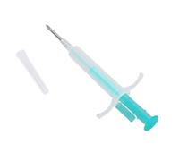 Bewinner Kit Impianto Microchip per Animali Domestici - ISO 11784/11785 FDX-B 134,2 KHz, ID a 15 Cifre, Monitoraggio della Temperatura, 30 Anni di Vita, 2,12x12 Mm per Cani Gatti Animali