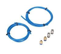 Bewinner Kit in PTFE e Connettori Pneumatici per Stampante 3D, Filamento da 1,75 Mm, Raccordi PC4-M6 e PC4-M10, Tubo da 1 Metro, Tagliatubi, Accessori per Estrusore Bowden