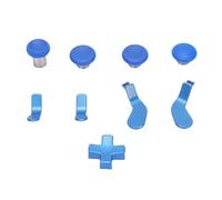 Bewinner Kit Pad D Pad Paddle in Metallo per Controller per Series 2 Core - 4 Joystick 4 Paddle 1 D per Giocatori Professionisti (BLUE)