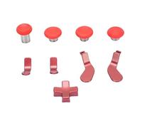 Bewinner Kit Pad D Pad Paddle in Metallo per Controller per Series 2 Core - 4 Joystick 4 Paddle 1 D per Giocatori Professionisti (rosso)