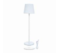 Bewinner Lampada da Tavolo a LED Portatile Touch Control Lampada da Scrivania Dimmerabile Continua Luci da Comodino Ricaricabili con Corpo in Metallo, 3 modalità Colore, Luminosità Infinita per