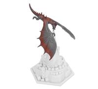 Bewinner Lampada Drago Stampata in 3D Luce Notturna a Batteria Unica, Lampada da Scrivania Portatile Effetto Colore Eruzione Fuoco 800mAh Decorazione ABS per Ufficio Camera da Letto
