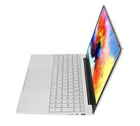Bewinner Laptop Win 11, Display IPS da 15,6 Pollici 2K, CPU Quad J4125, Laptop 8G con Tastierino per Impronte Digitali, Tastiera Retroilluminata Computer Notebook Argento (8+128G