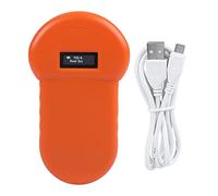 Bewinner Lettore di identificazione Animale, 134.2Khz con Display LCD, Conforme allo Standard ISO 11784/85, Lettore di schede di Memoria Esterna USB Buzzer con Lettore RFID Incorporato