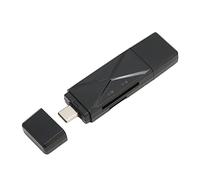Bewinner Lettore di Schede SD USB 3 in 1, Lettore di Schede Multiplo USB C USB 3.0 Micro USB, Lettore di Schede di Memoria TF SD per, per OS X, per Android (Nero)