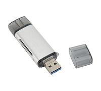Bewinner Lettore di Schede SD USB C 3.1, Lettore di Schede di Memoria Ad Alta velocità da 5 Gbps con Doppi Slot per SD e Micro, Connessioni USB A 2.0 e Micro 3, Plug and Play per, Mac OS X,