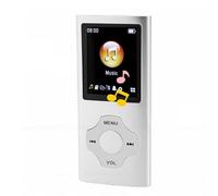 Bewinner Lettore MP3 Bluetooth 5.3 con Scheda di Memoria da 32 GB, Schermo LCD da 1,8 Pollici, Audio HiFi, Radio FM, Registrazione, Supporta Scheda TF da 64 GB per Viaggi Sportivi (grigio argento)