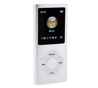 Bewinner Lettore MP3 Bluetooth 5.3 con Schermo LCD da 1,8 Pollici, Lettore Audio HiFi Lossless con Radio FM, Registratore Vocale, di Ebook e Cuffie per Sport e viaggi. (grigio argento)
