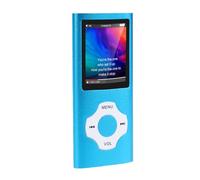 Bewinner Lettore MP3 con Bluetooth 5.3, Lettore Musicale HiFi Schermo da 1,8 Pollici Memoria da 32 GB, Dispositivo Audio MP3 Portatile Radio FM E Book TXT Supporto per Sport All'aria Aperta (BLUE)