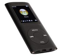 Bewinner Lettore MP3/Lettore MP4, Lettore Musicale MP4 Supporta Schede TF Fino a 64 GB, Schermo LCD Digitale da 1,8 Pollici, Lettore Musicale Portatile HiFi Lossless Sound con Altoparlante(Nero)