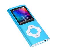 Bewinner Lettore MP3 Portatile con Bluetooth 5.3 e Schermo da 1,8 Pollici, Lettore Musicale HiFi da 32 GB per Sport All'aria Aperta e Pendolarismo (BLUE)